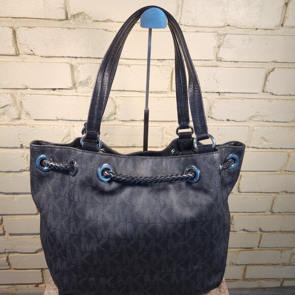 Nwot Michael Kors Jet Set Gathering Tassel Xl Tote Bag - Picture 4 of 12